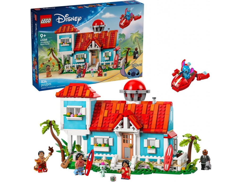 LEGO Disney 43268 Пляжный домик Лило и Стич