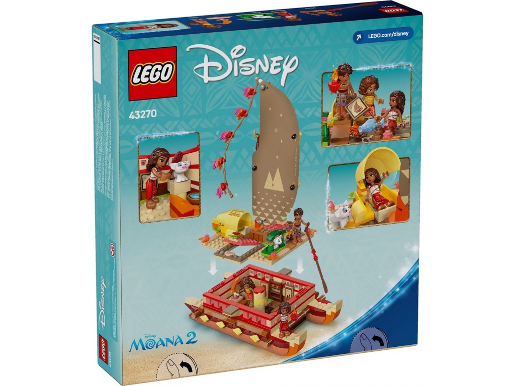LEGO Disney 43270 Приключение Моаны на каноэ