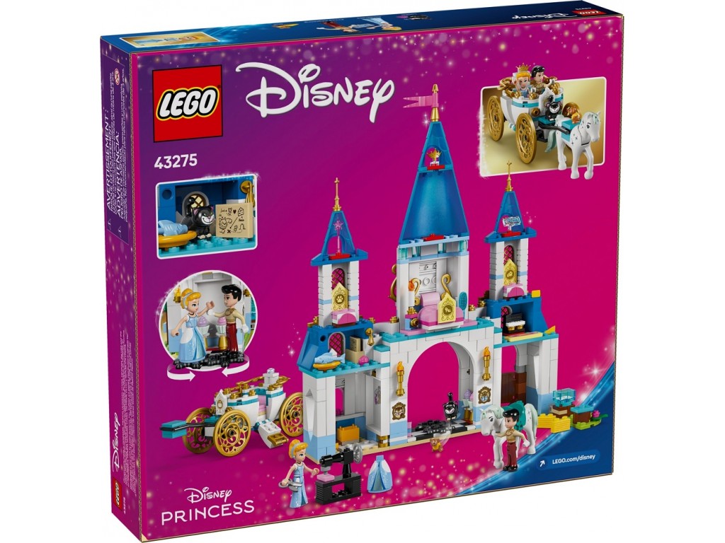 LEGO Disney 43275 Замок и карета Золушки