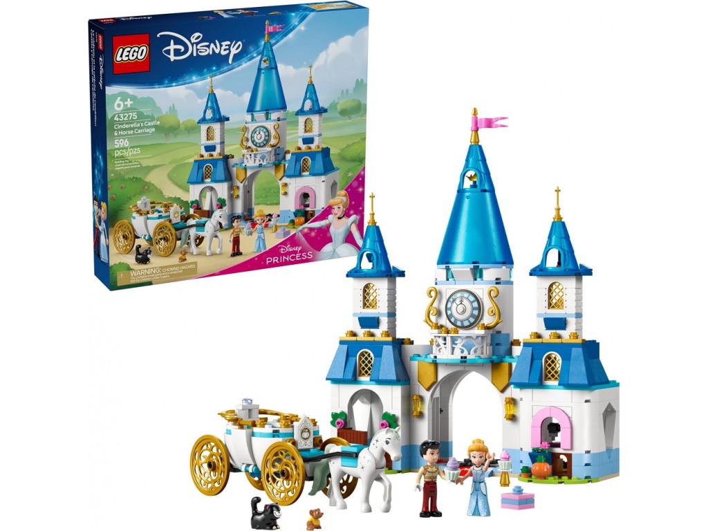LEGO Disney 43275 Замок и карета Золушки
