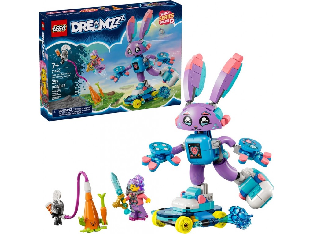 LEGO DREAMZzz 71490 Иззи и игровой кролик Банчурро