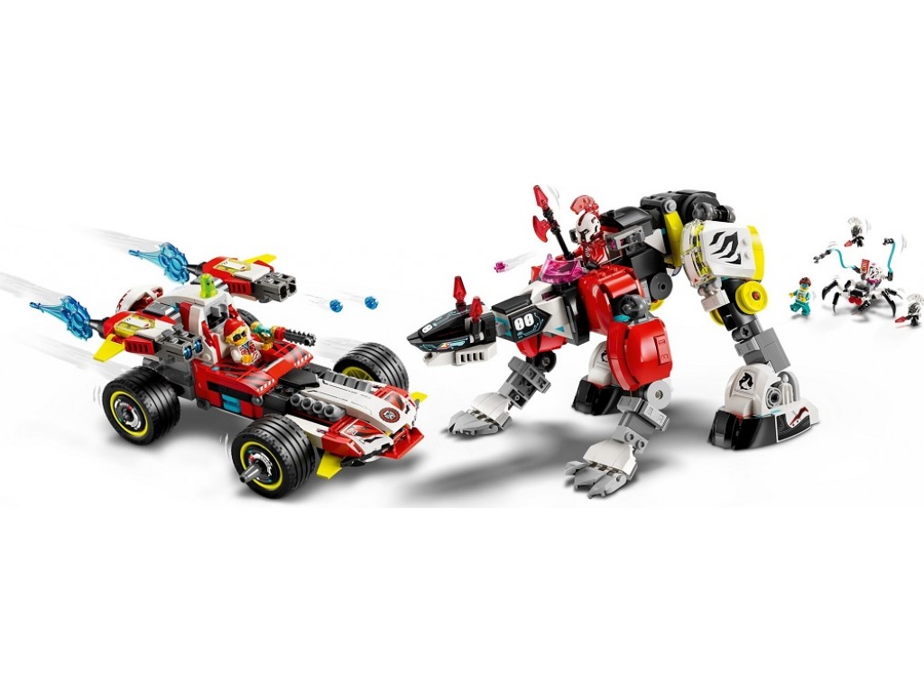 LEGO DREAMZzz 71497 Робот-тигр Купера и хот-род-кар Зеро
