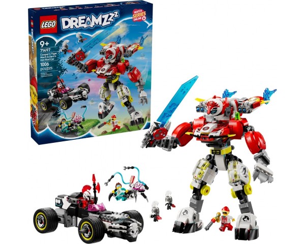 71497 Lego DREAMZzz Робот-тигр Купера и хот-род-кар Зеро