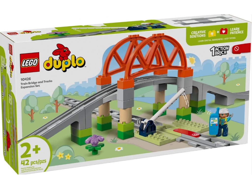 LEGO Duplo 10426 Железнодорожный мост и пути