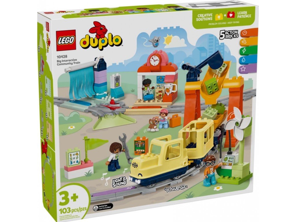 LEGO Duplo 10428 Большой интерактивный городской поезд
