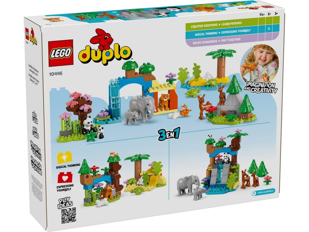 LEGO Duplo 10446 Семейства диких животных 3 в 1