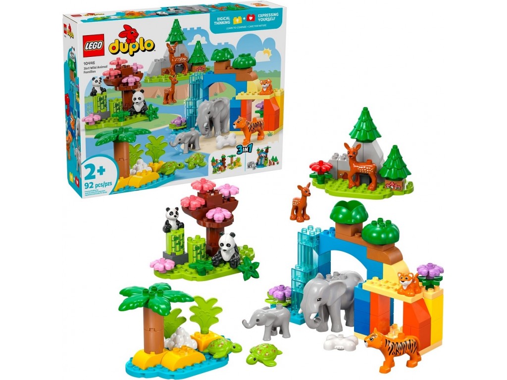 LEGO Duplo 10446 Семейства диких животных 3 в 1