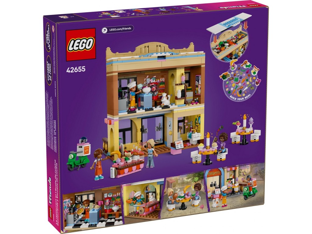 Конструктор 42655 Lego Friends Ресторан и кулинарная школа