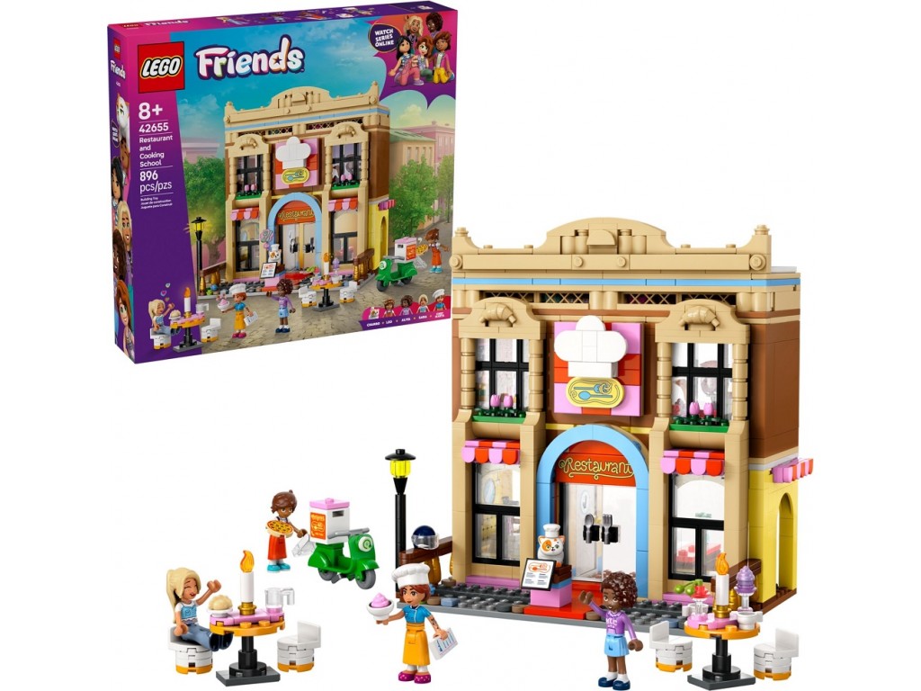 Конструктор 42655 Lego Friends Ресторан и кулинарная школа