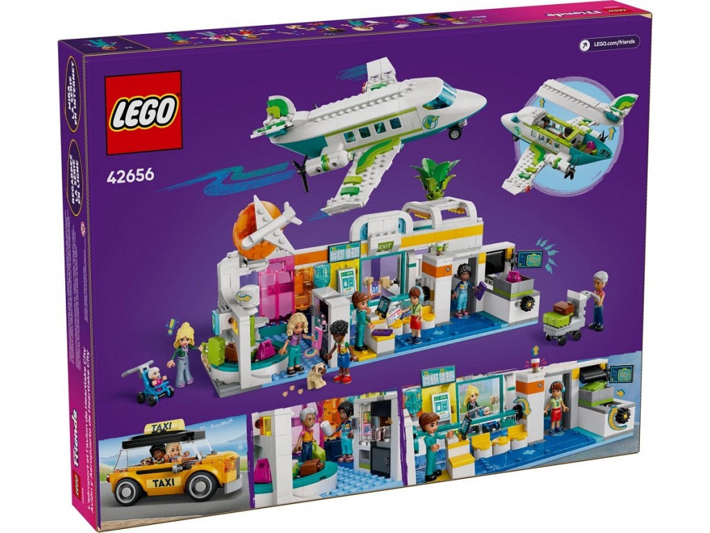 Конструктор 42656 Lego Friends Аэропорт Хартлейк-Сити и самолет