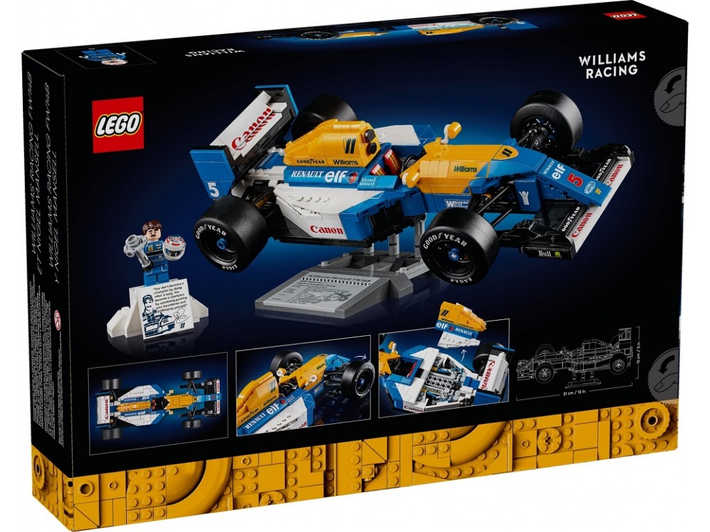 10353 Lego Icons Williams Racing FW14B i Nigel Mansell