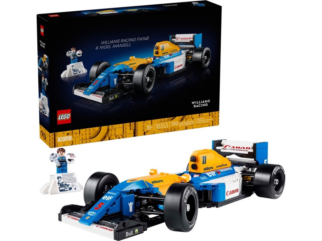 10353 Lego Icons Williams Racing FW14B i Nigel Mansell
