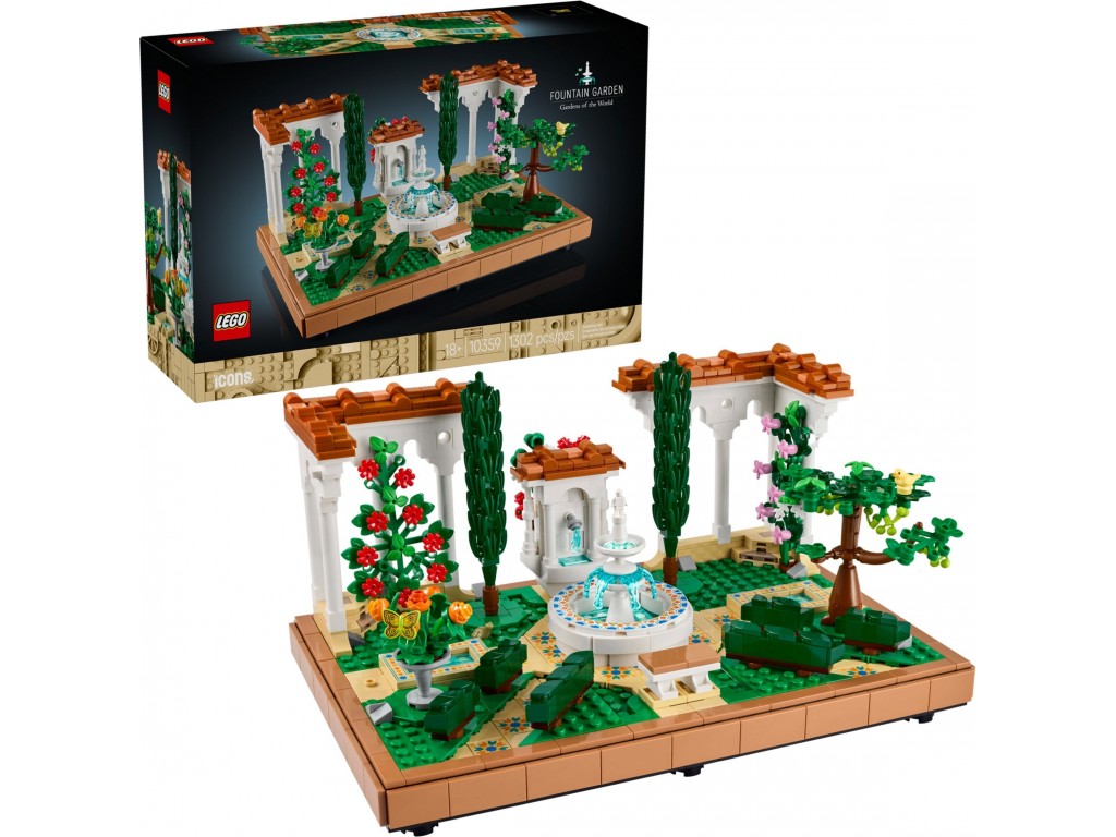 10359 Lego Icons Сад с фонтаном