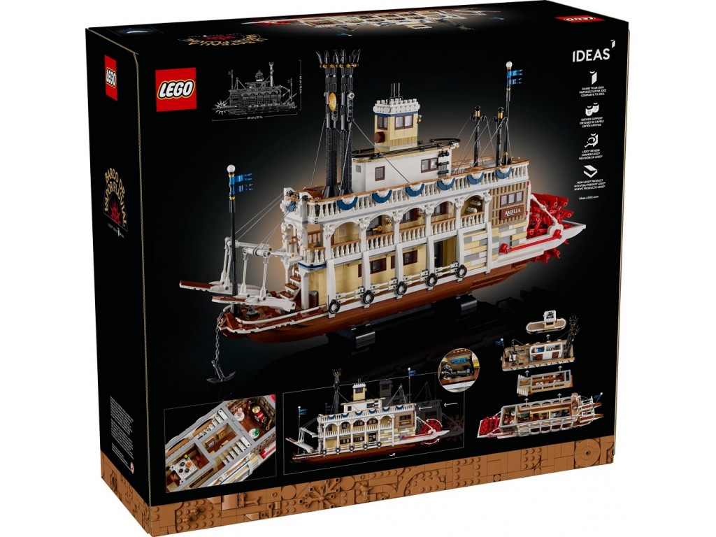 LEGO Ideas 21356 Речной пароход