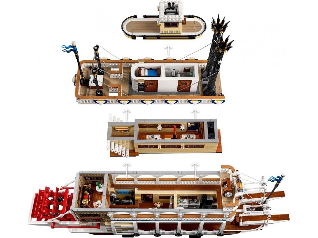 LEGO Ideas 21356 Речной пароход