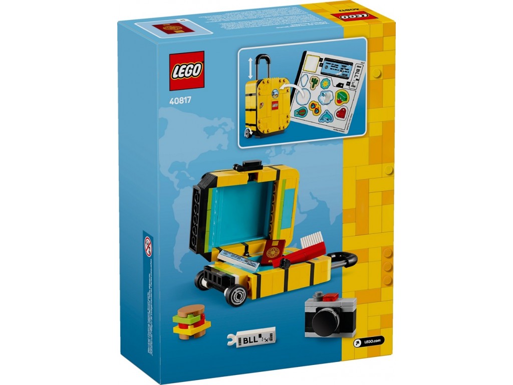 LEGO 40817 Желтый дорожный чемодан