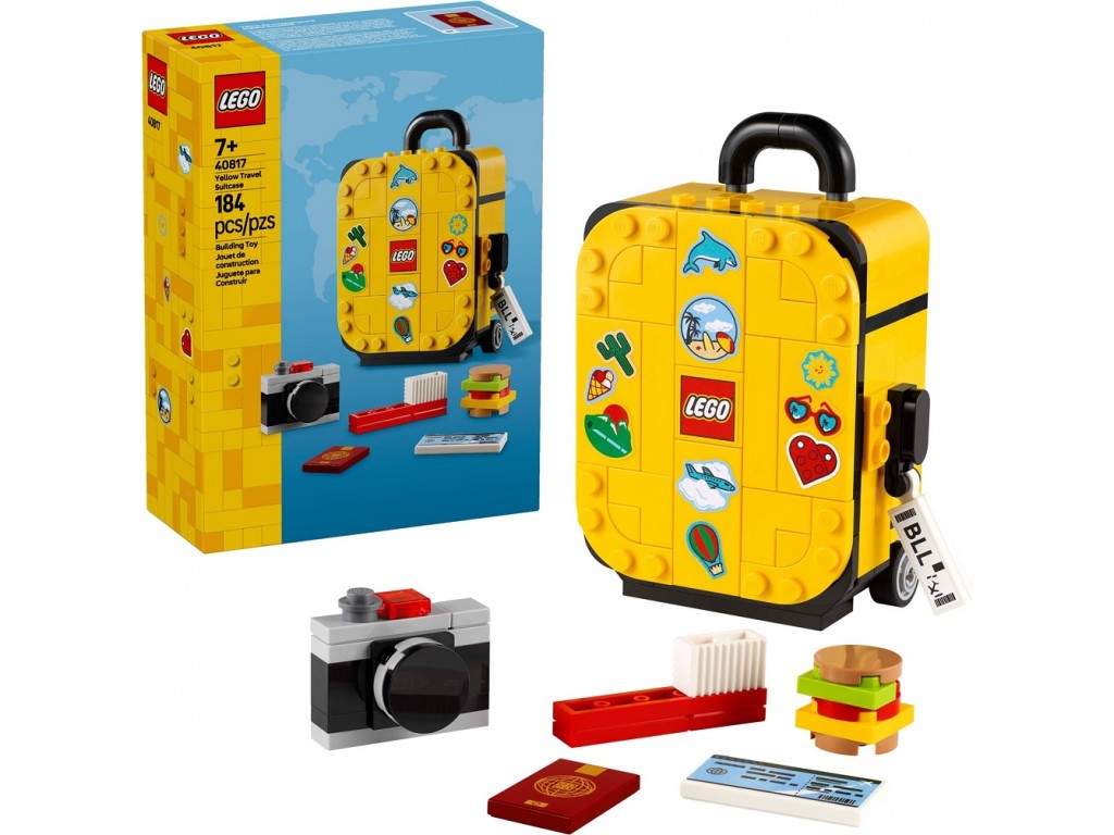 LEGO 40817 Желтый дорожный чемодан