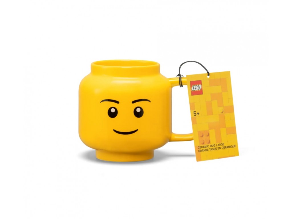 Керамическая кружка LEGO с забавным лицом