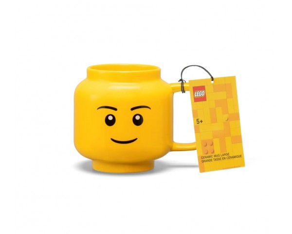 Керамическая кружка LEGO с забавным лицом