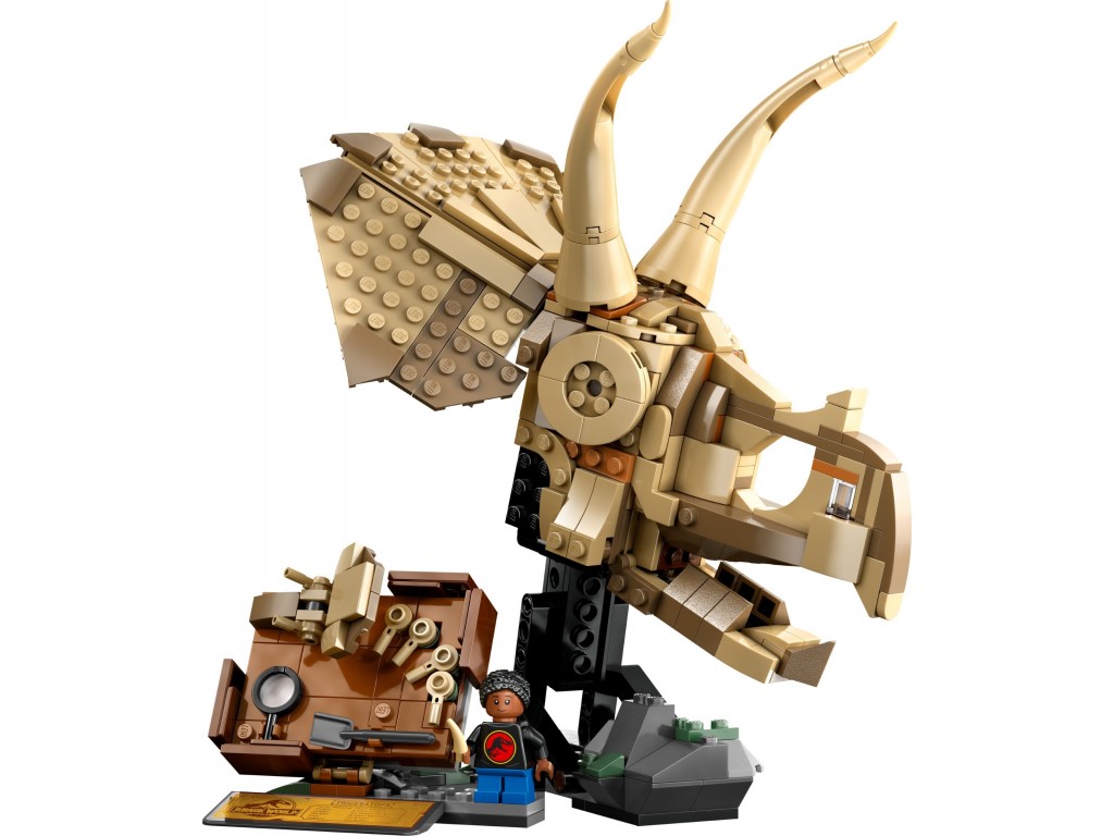 Конструктор LEGO Jurassic World 769697 Окаменелости динозавров: череп трицератопса