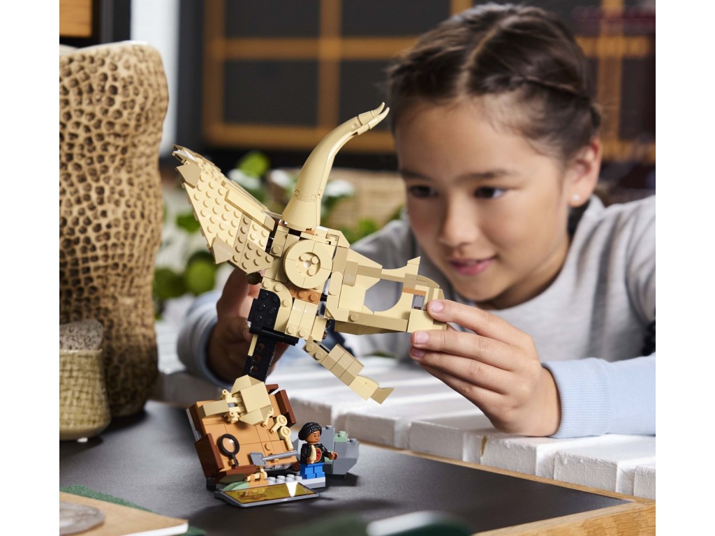 Конструктор LEGO Jurassic World 769697 Окаменелости динозавров: череп трицератопса