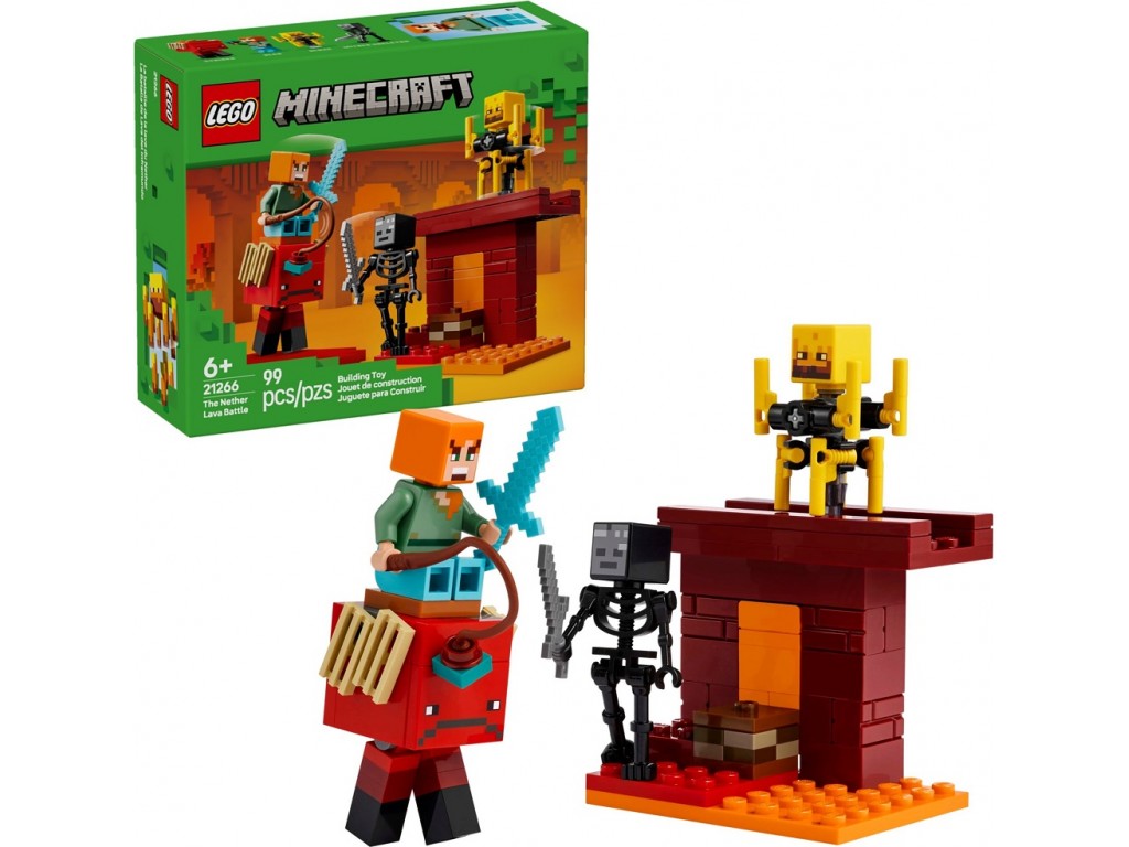 LEGO Minecraft 21266 Битва с лавой в Незере