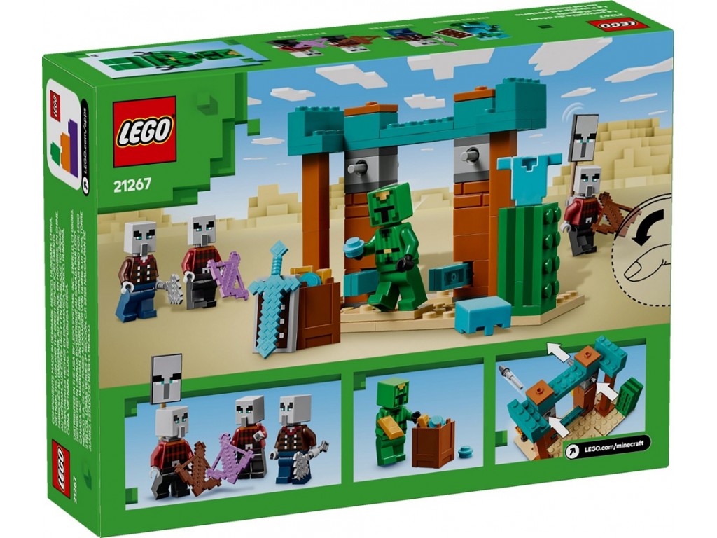LEGO Minecraft 21267 Патруль разбойников пустыни