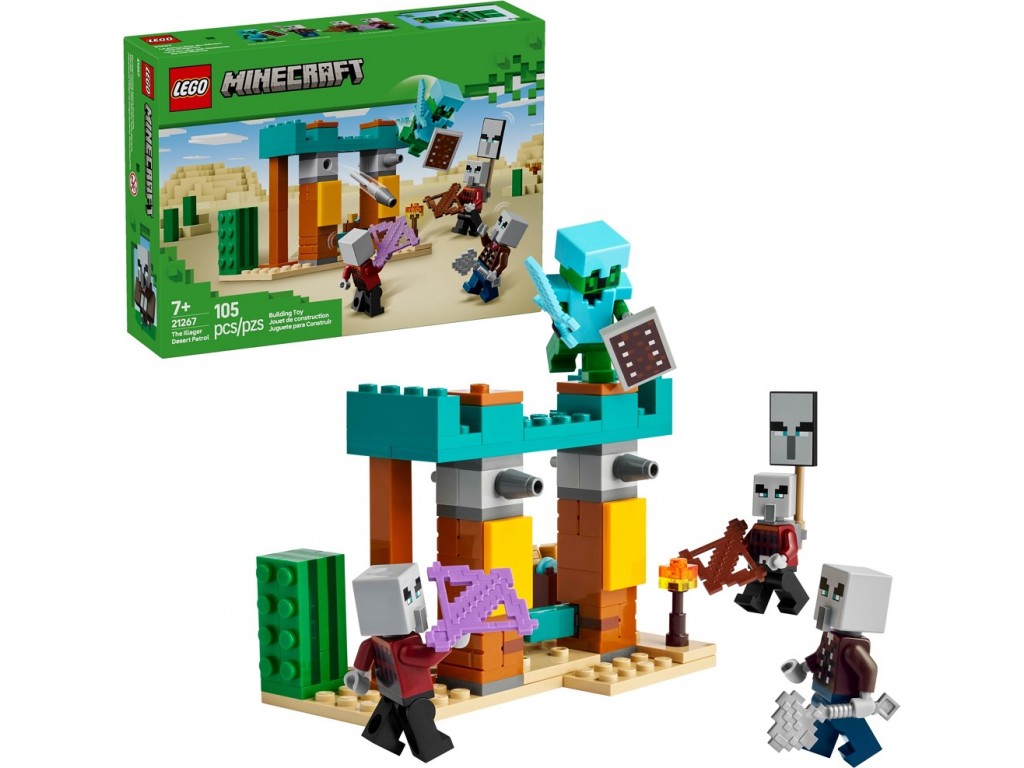 LEGO Minecraft 21267 Патруль разбойников пустыни