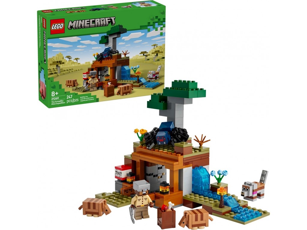 LEGO Minecraft 21269 Шахтная экспедиция Армадилло