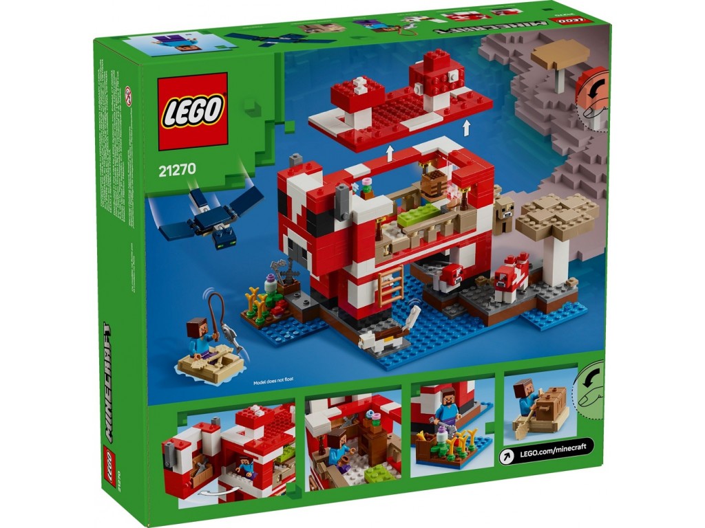 LEGO Minecraft 21270 Грибной дом