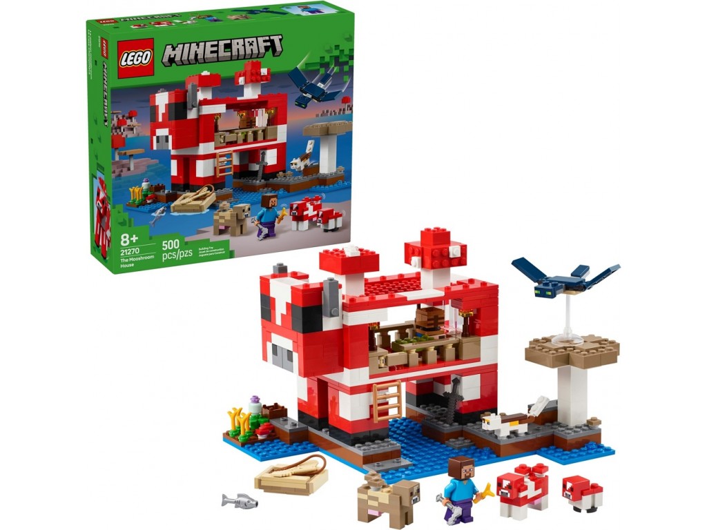 LEGO Minecraft 21270 Грибной дом