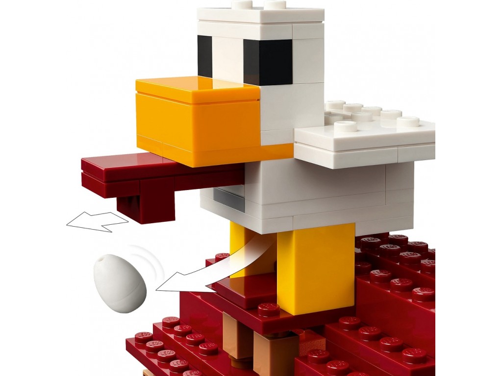 LEGO Minecraft 21273 Нападение на деревню воздушных шаров Гаста