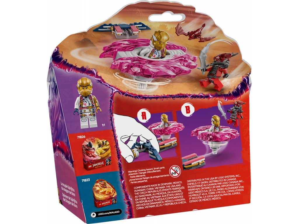 LEGO Ninjago 71824 Спиннер Кружитцу Дракона Соры