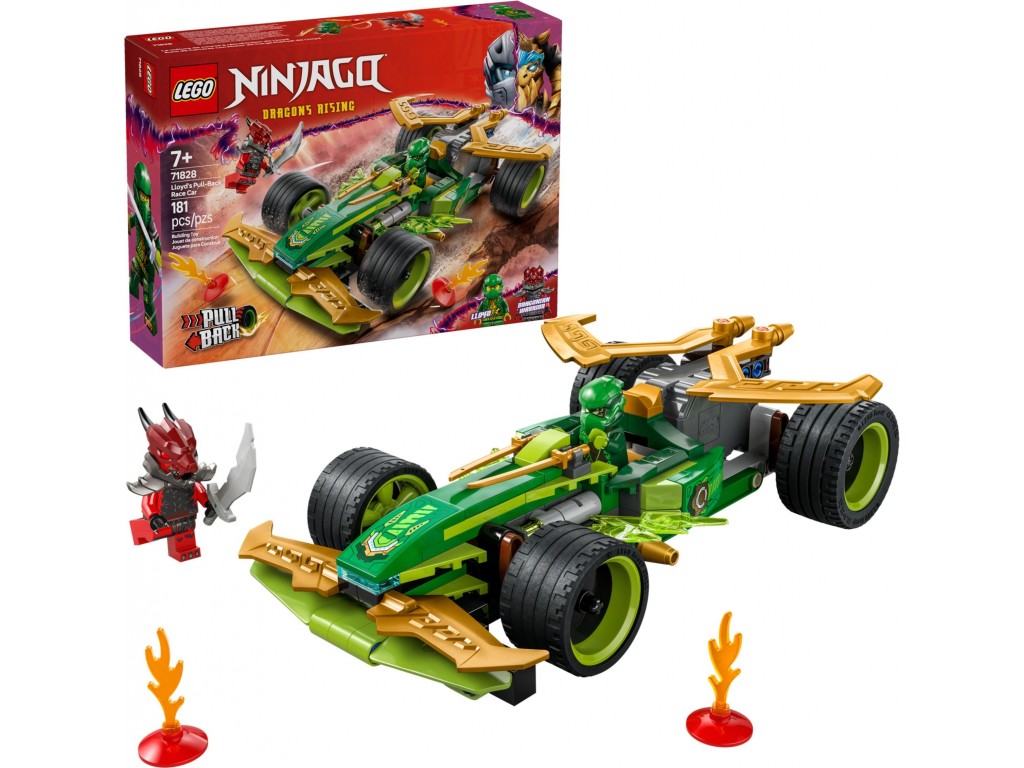 LEGO Ninjago 71828 Гоночный автомобиль Ллойда с инерционным двигателем