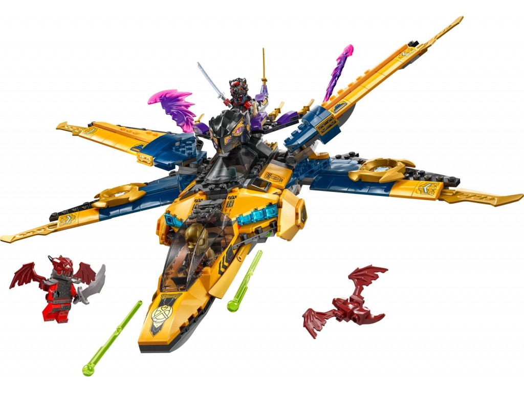 LEGO Ninjago 71833 Суперштормовой реактивный самолет Раса и Арина