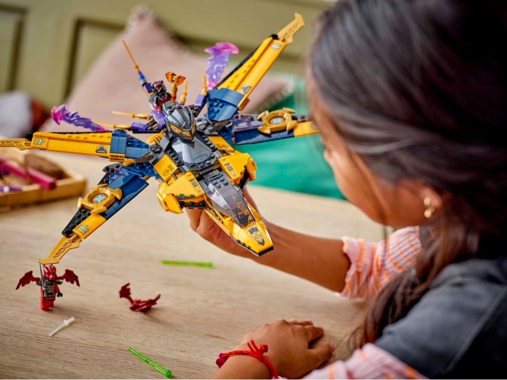 LEGO Ninjago 71833 Суперштормовой реактивный самолет Раса и Арина
