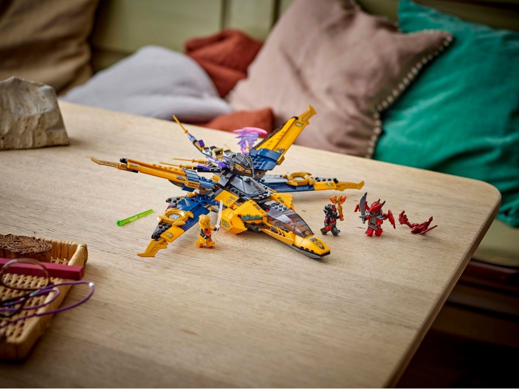 LEGO Ninjago 71833 Суперштормовой реактивный самолет Раса и Арина