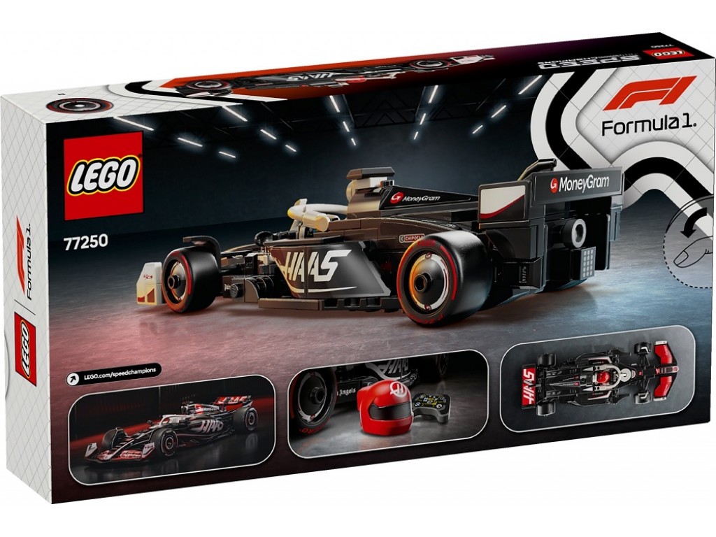 LEGO Speed Champions 77250 Formula 1 MoneyGram Haas VF-24
