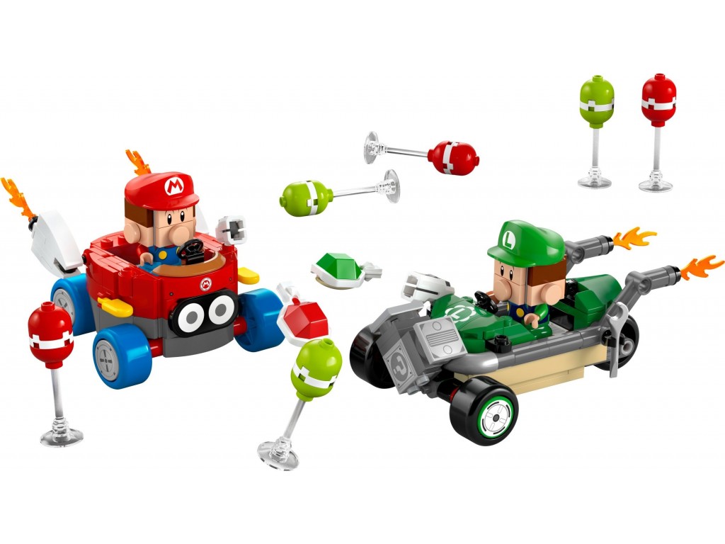 LEGO Super Mario 72034 Mario Kart – Малыш Марио против Малыша Луиджи