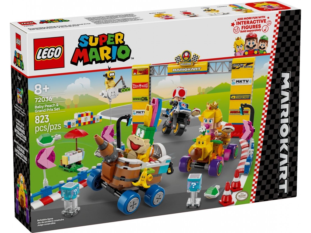 LEGO Super Mario 72036 Mario Kart – Гран-при Малыша Пича