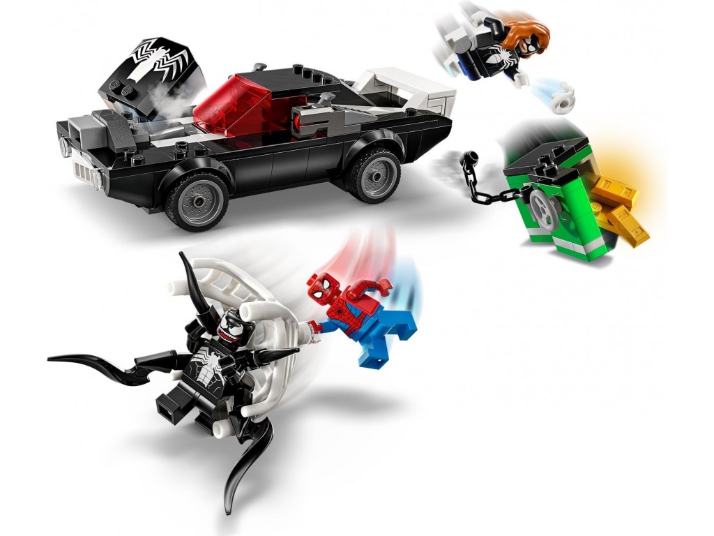 LEGO Super Heroes 76309 Человек-паук против Венома на маслкаре