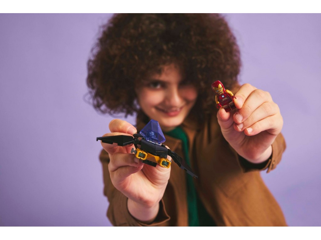 LEGO Super Heroes 763104 Железный человек на автомобиле и Черная пантера против Красного Халка