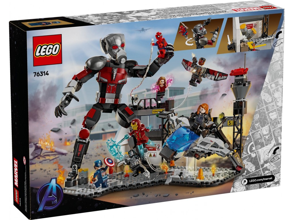 LEGO Super Heroes 76314 Капитан Америка: Битва в гражданской войне