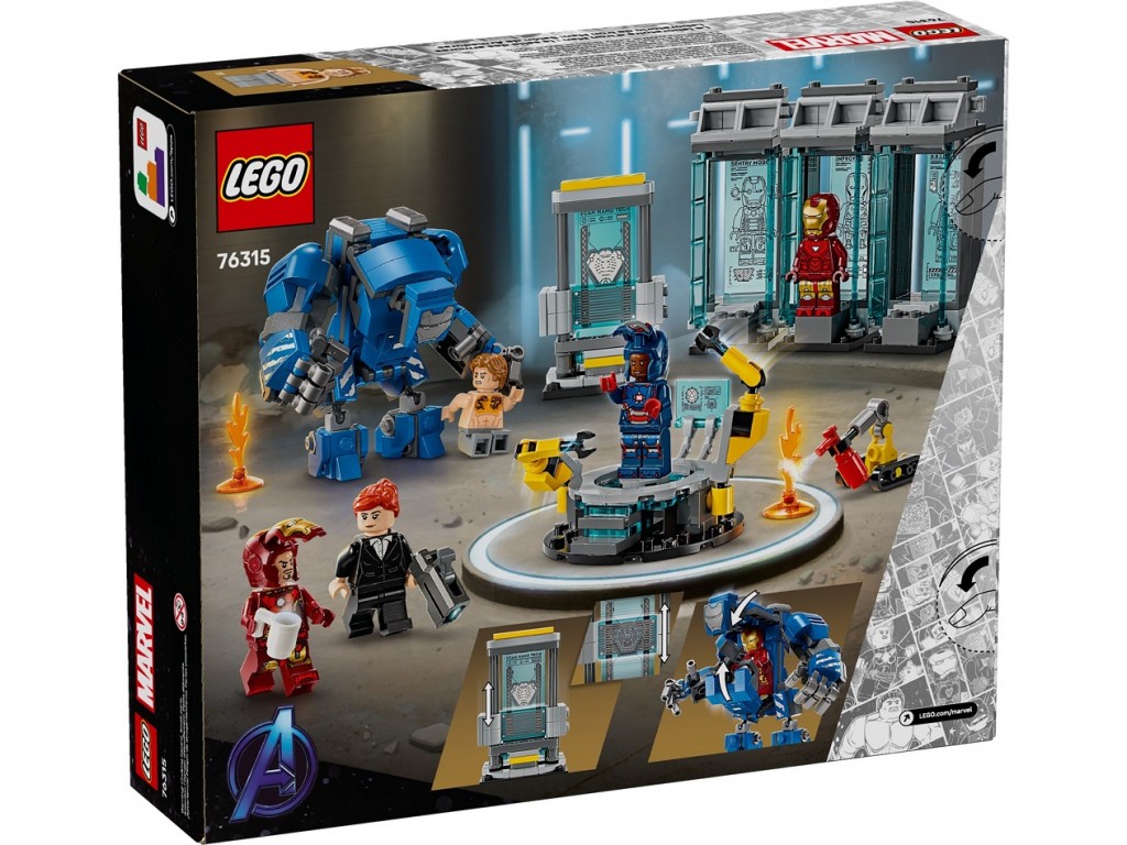 LEGO Super Heroes 76315 Лаборатория Железного Человека: Арсенал