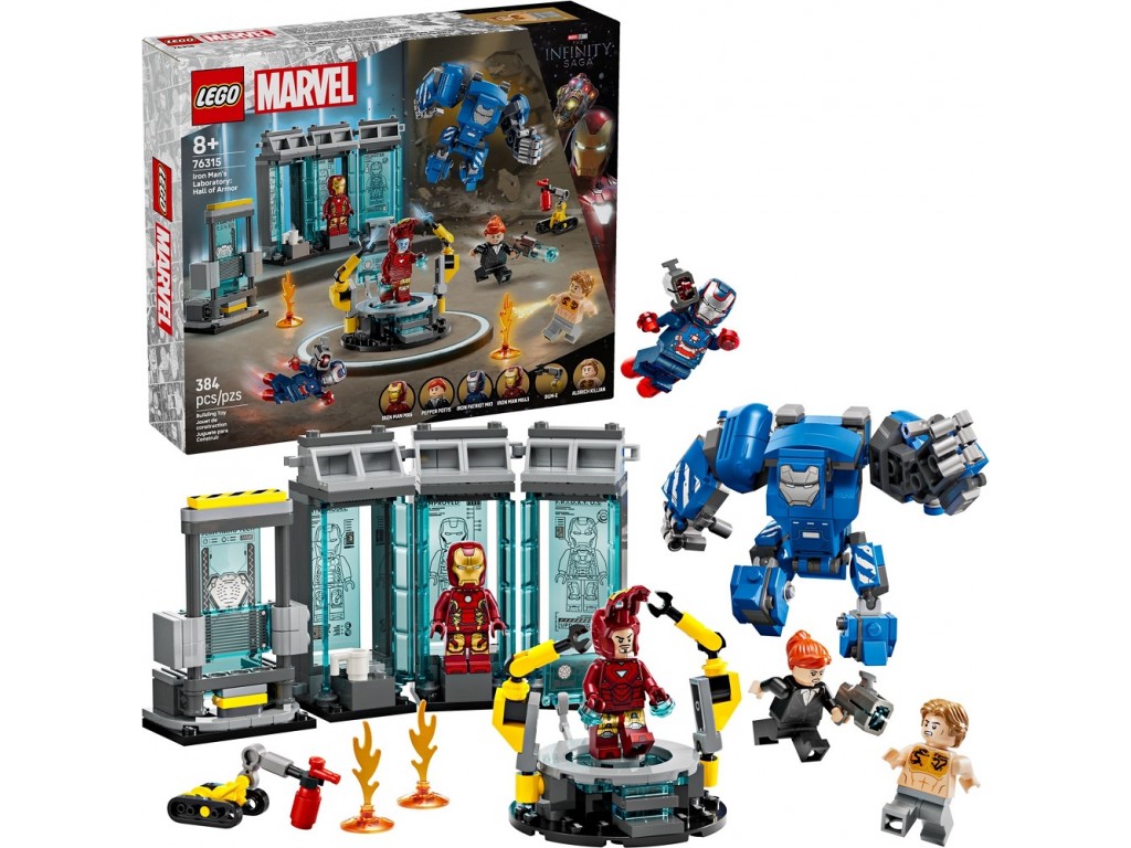 LEGO Super Heroes 76315 Лаборатория Железного Человека: Арсенал