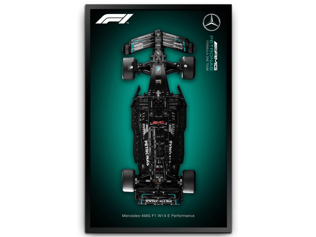 Настенная демонстрационная рамка для LEGO Technic 42171 Mercedes-AMG F1