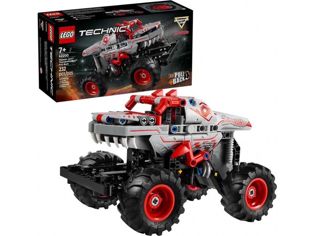 LEGO Technic 42200 Monster Jam ThunderROARus с обратным приводом