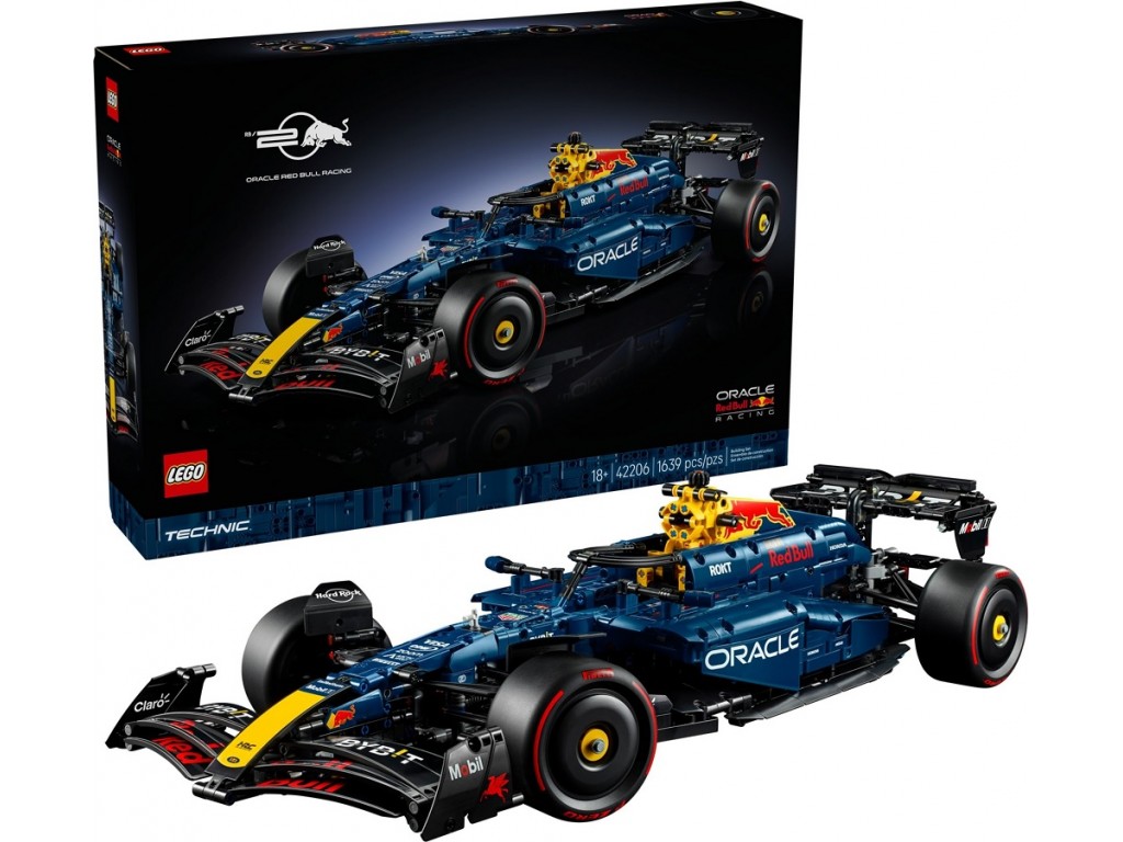 LEGO Technic 42206 Гоночная машина F1 Oracle Red Bull Racing RB20